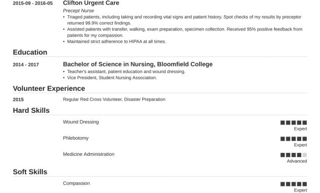 New Nurse Resume Akali within proportions 990 X 1400