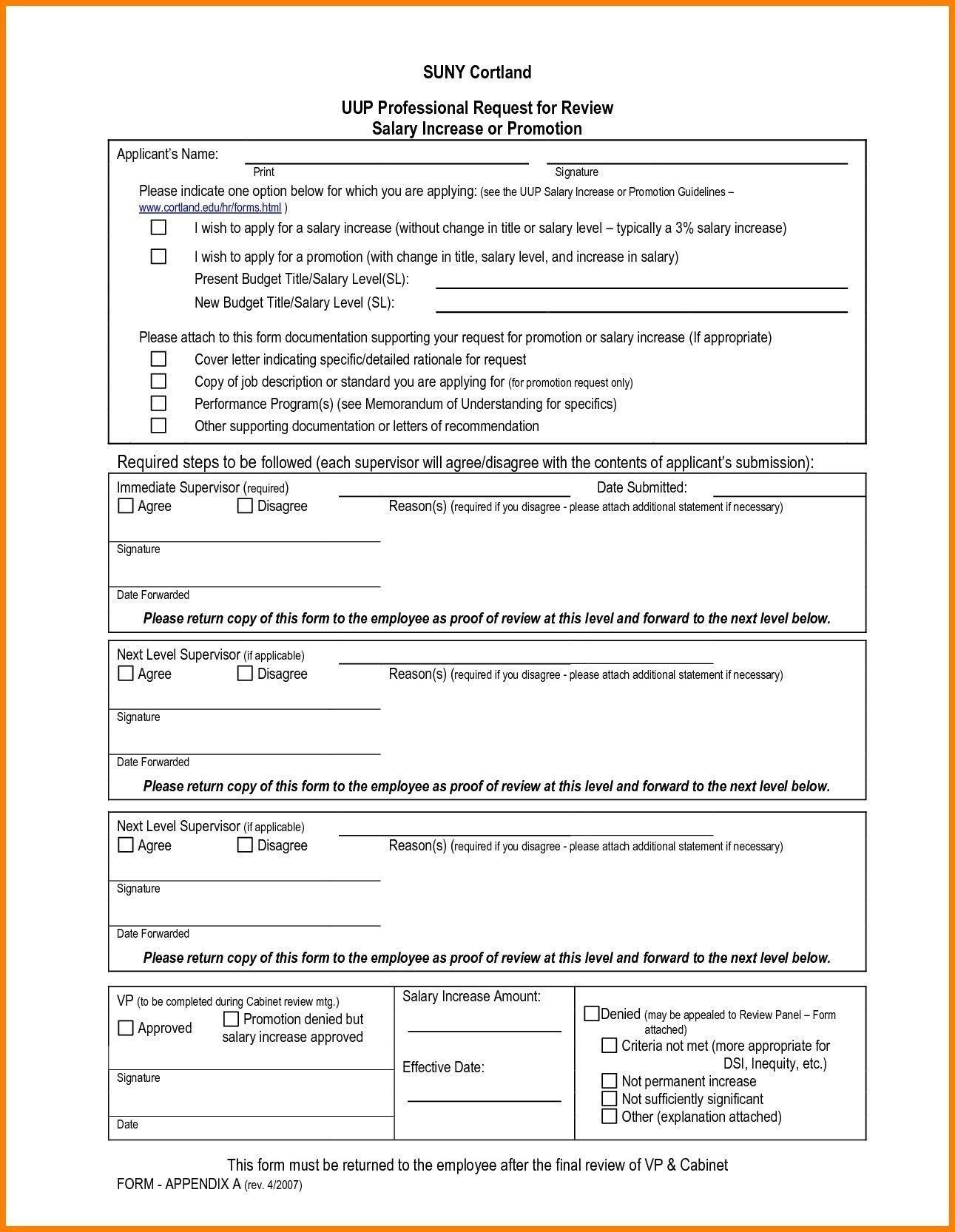 New Staff Salary Increase Recommendation Letter Salary with regard to sizing 1291 X 1666