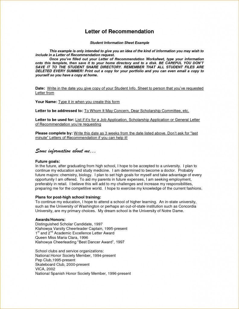 Njhs Letter Of Recommendation Debandje for proportions 792 X 1024