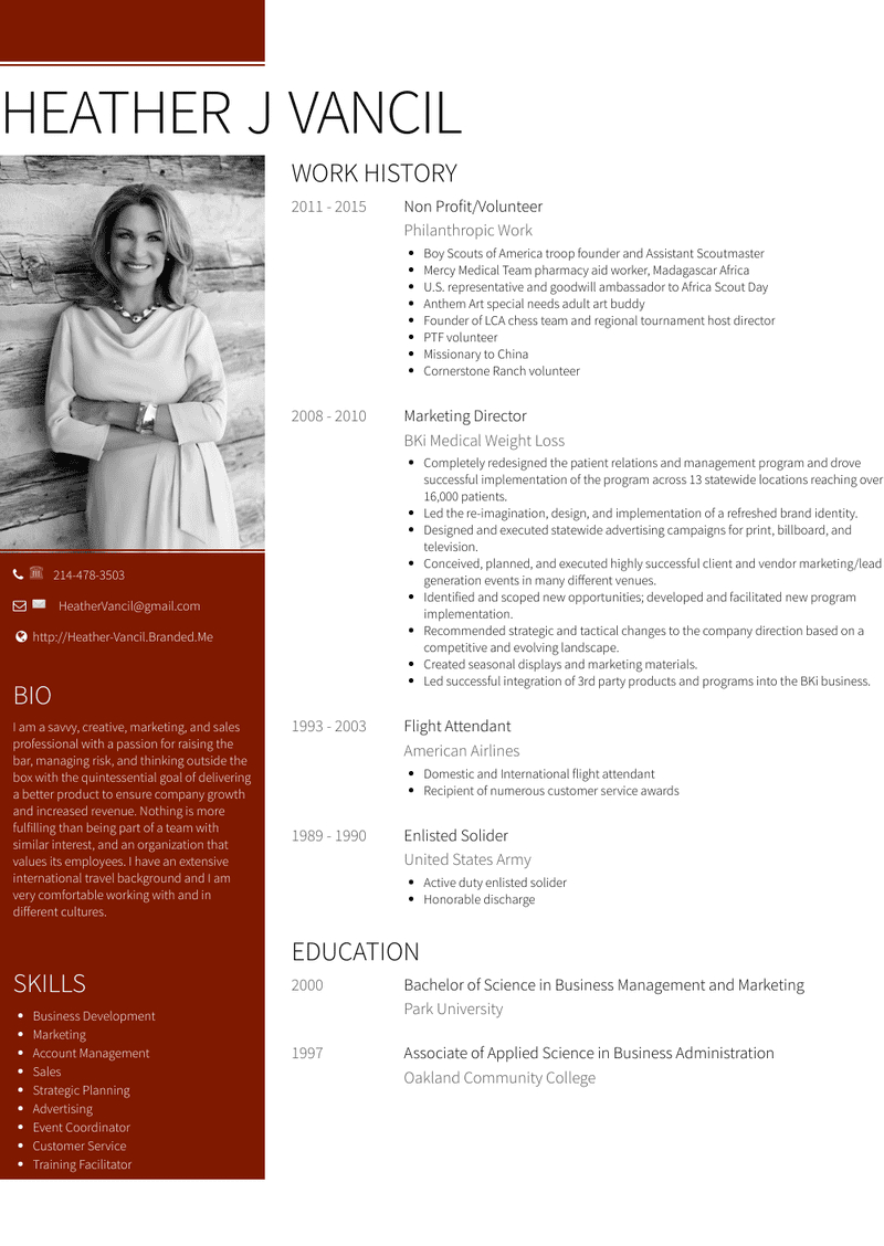 Non Profit Resume Samples And Templates Visualcv inside dimensions 800 X 1128