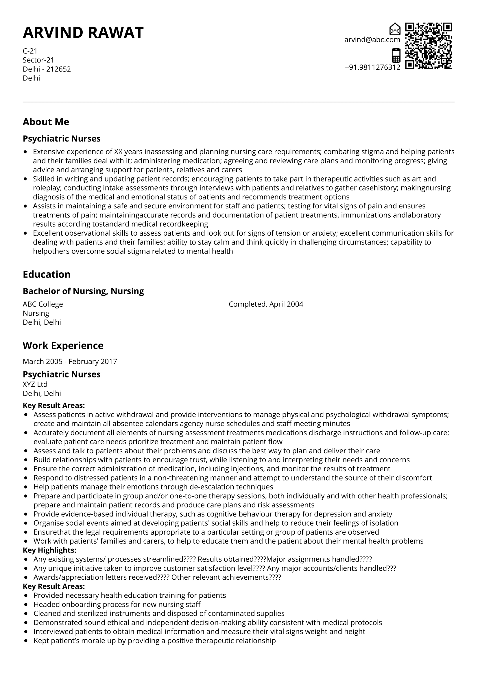 Nurse Midwife Resume Sample Ready To Use Example Shriresume regarding dimensions 1653 X 2339