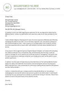 Nursing Cover Letter Example Resume Genius with regard to sizing 800 X 1132