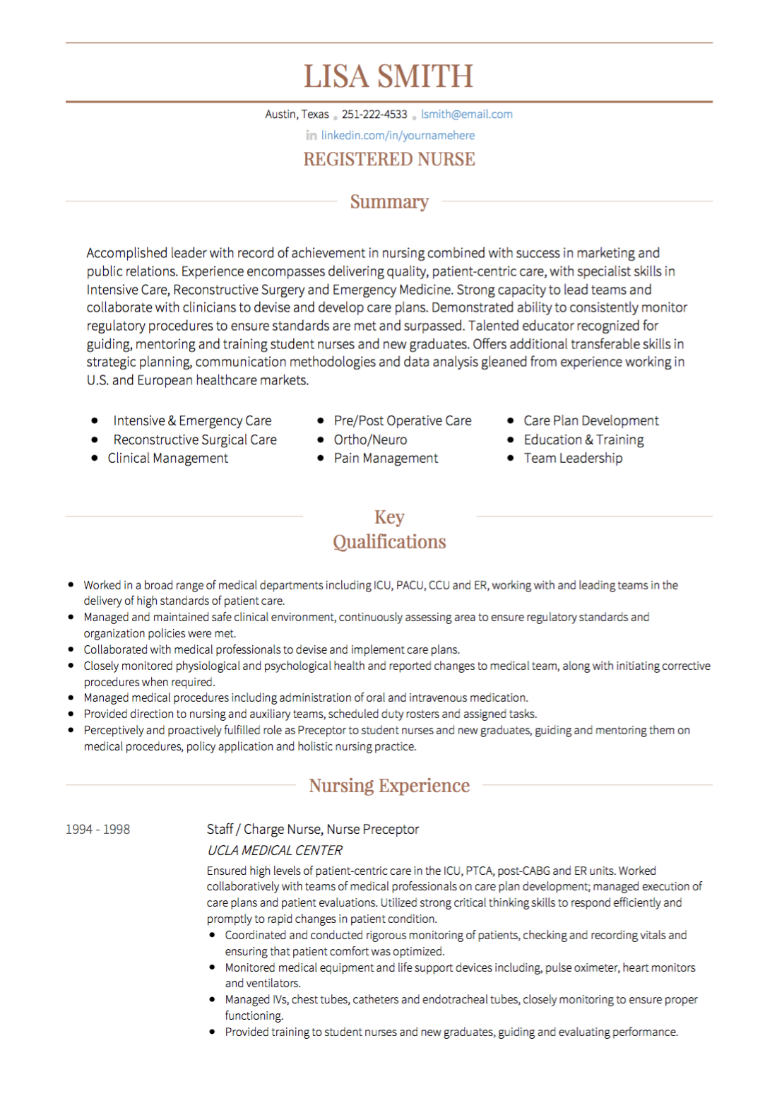 Nursing Cv Templates Debandje in measurements 1100 X 1558