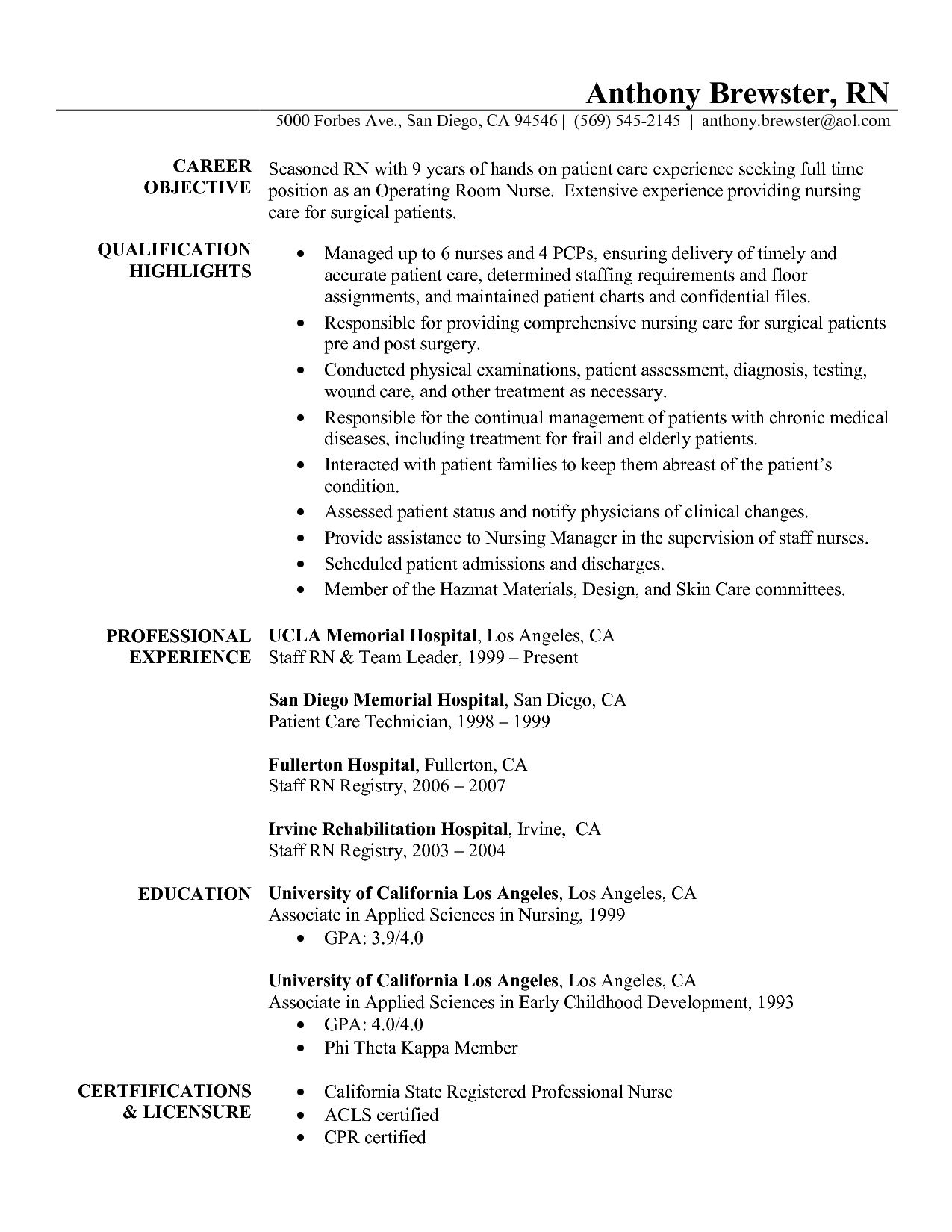 Nursing Resume Template 2017 Learnhowtoloseweight within measurements 1275 X 1650