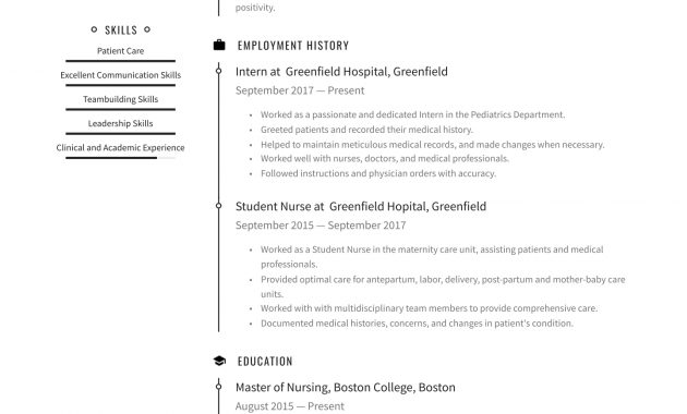 Nursing Student Resume Examples Writing Tips 2020 Free for size 1440 X 2036