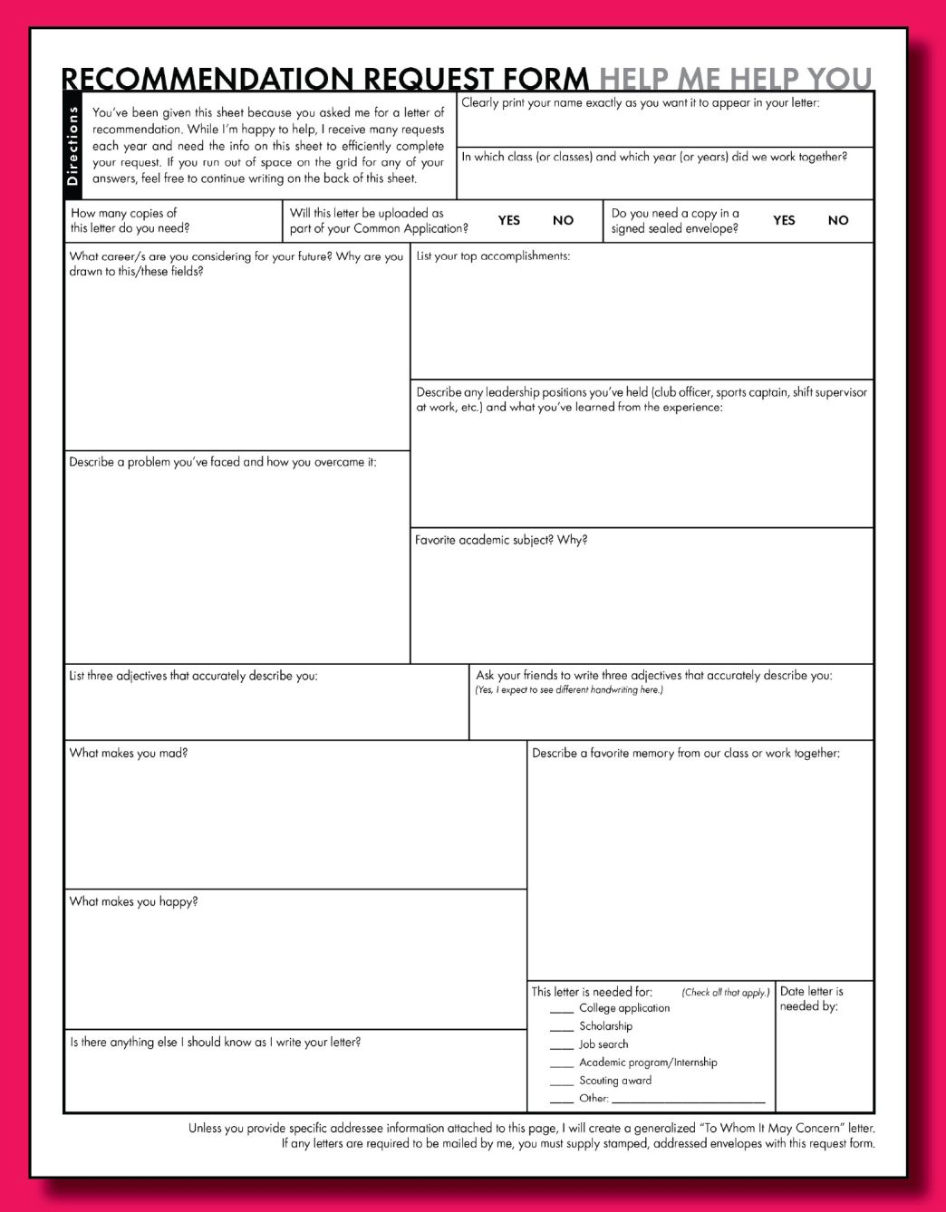 October College Letters Of Recommendation College for measurements 1044 X 1338