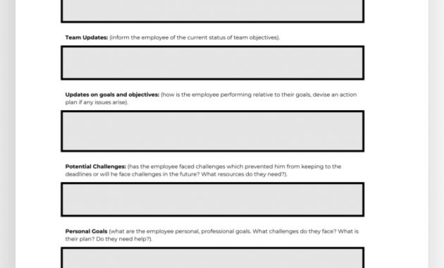 One On One Meeting Templates To Make Your Life Easier inside size 816 X 1056