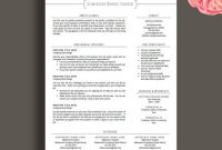 One Page Resume For Modern Teacher Enom for sizing 570 X 517