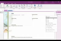 Onenote 2016 Page Templates pertaining to proportions 1280 X 720