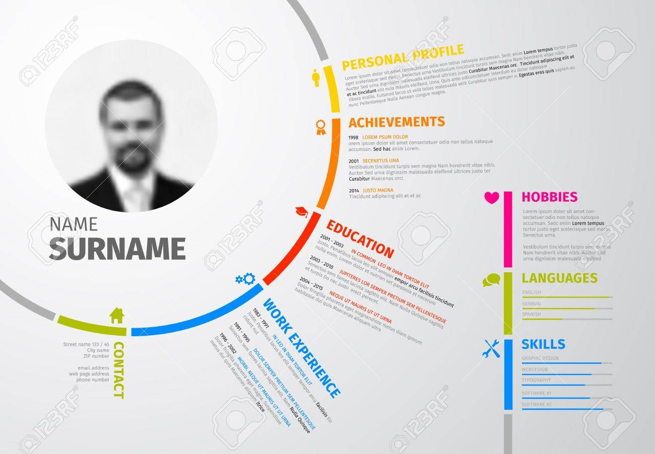 Original Resume Design Debandje for measurements 1300 X 902