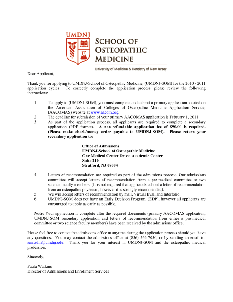 Osteopathic Letter Of Recommendation Menom within dimensions 791 X 1024