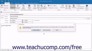 Outlook 2016 Tutorial Meeting Notes Microsoft Training Lesson for measurements 1280 X 720