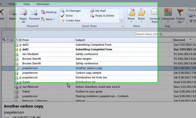 Outlook Quick Step intended for measurements 1280 X 720