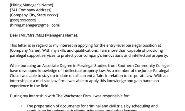 Paralegal Cover Letter Example Resume Genius with regard to measurements 800 X 1132