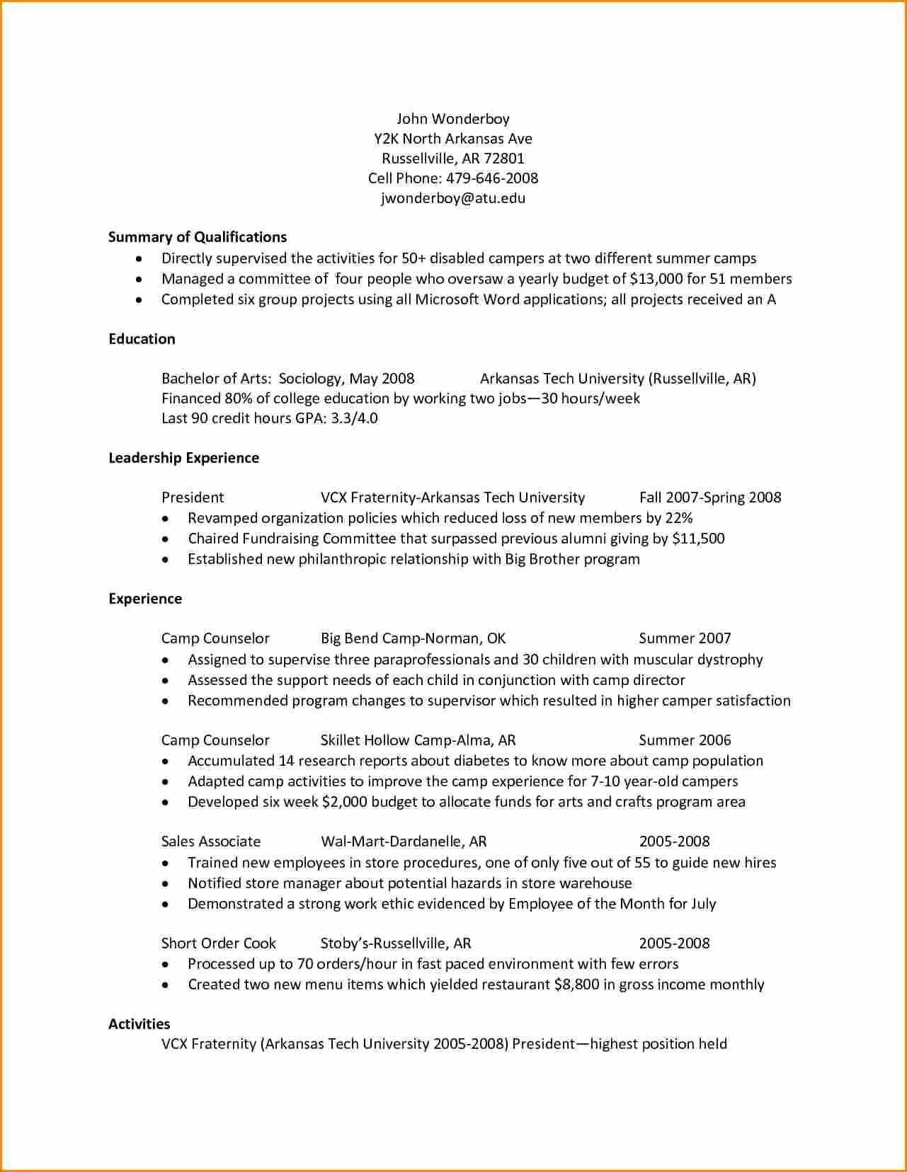 sample cover letter for paraprofessional with no experience