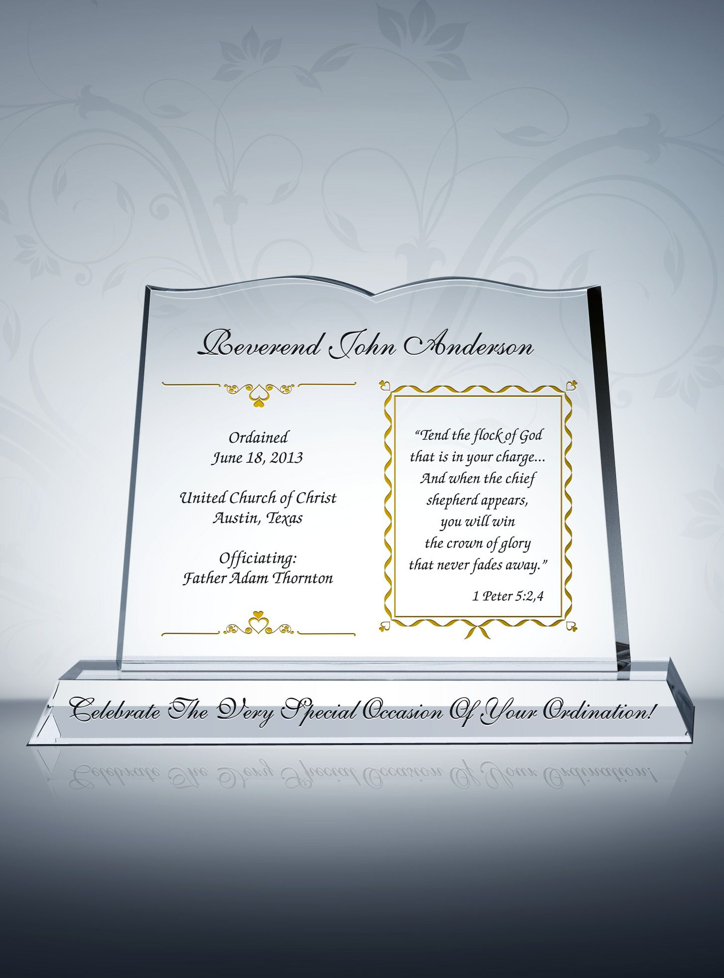 Pastor Ordination Gifts Sample Congratulation Wordings with regard to measurements 1455 X 1965