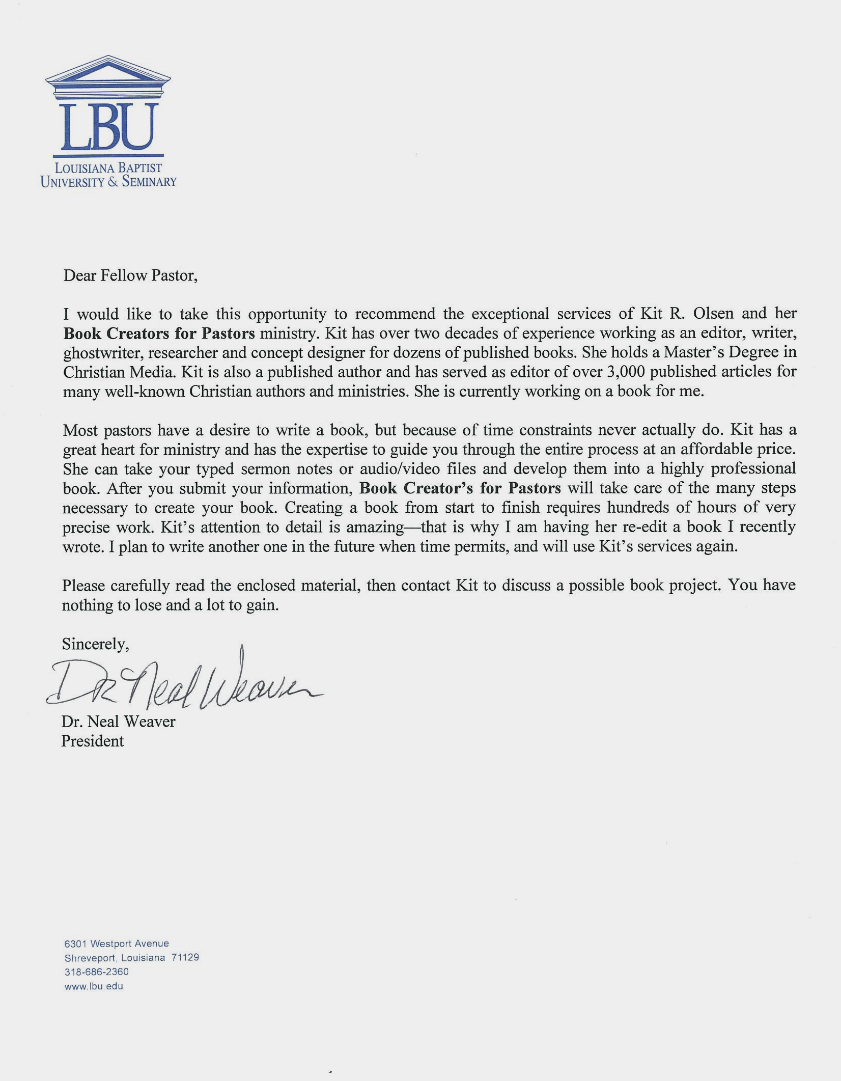 Pastor Recommendation Letter Menom pertaining to sizing 1652 X 2123