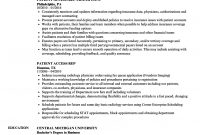 Patient Access Rep Resume Samples Velvet Jobs within measurements 860 X 1240