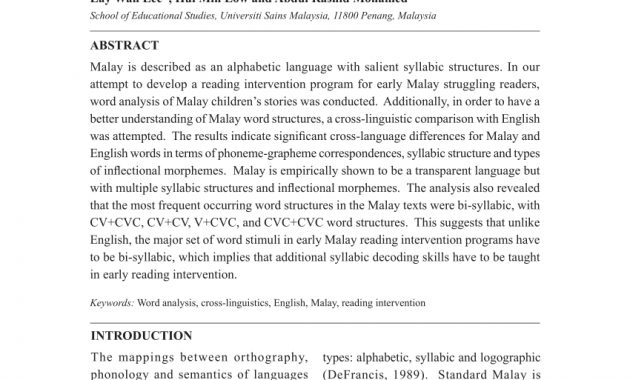 Pdf A Comparative Analysis Of Word Structures In Malay And in size 850 X 1219