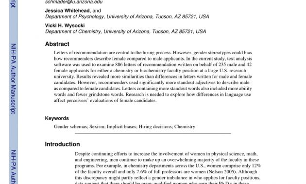 Pdf A Linguistic Comparison Of Letters Of Recommendation inside measurements 850 X 1100