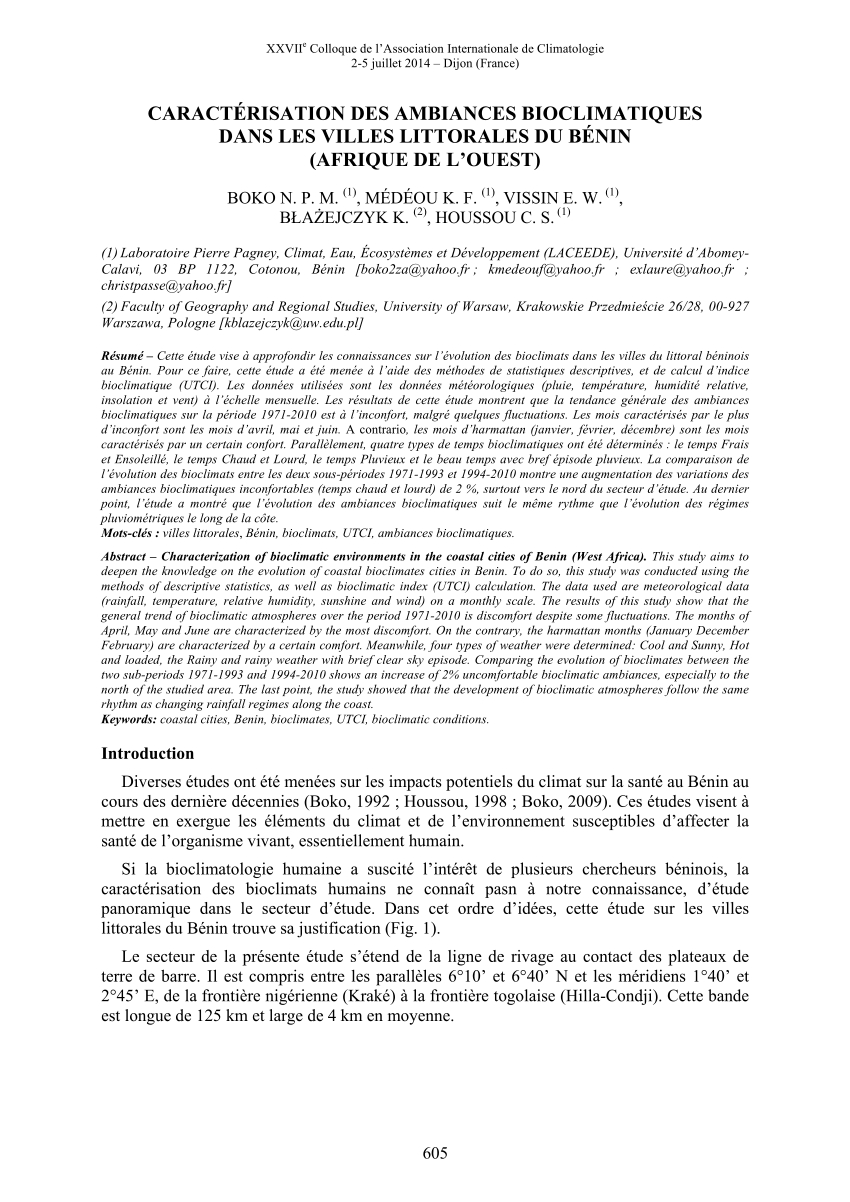 Pdf Caractrisation Des Ambiances Bioclimatiques Dans Les regarding measurements 850 X 1202
