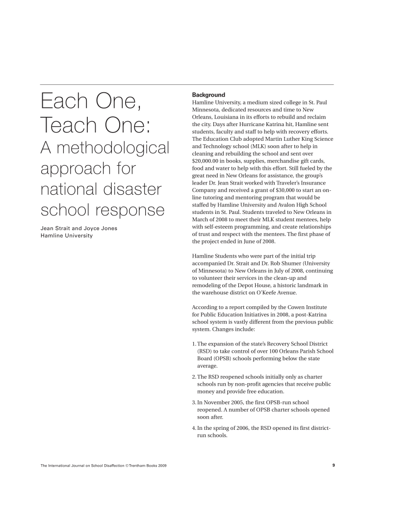 Pdf Each One Teach One A Methodological Approach For regarding size 850 X 1074