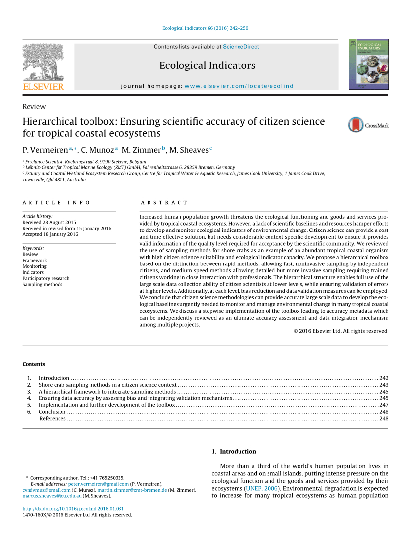 Pdf Hierarchical Toolbox Ensuring Scientific Accuracy Of throughout size 850 X 1133