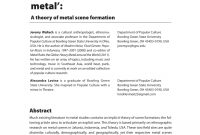 Pdf I Want You To Support Local Metal A Theory Of Metal with dimensions 850 X 1275