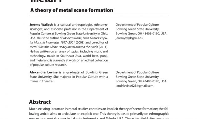 Pdf I Want You To Support Local Metal A Theory Of Metal with dimensions 850 X 1275