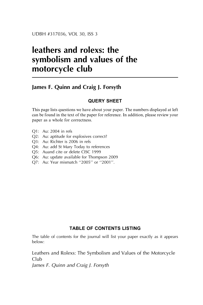Pdf Leathers And Rolexs The Symbolism And Values Of The within size 850 X 1275