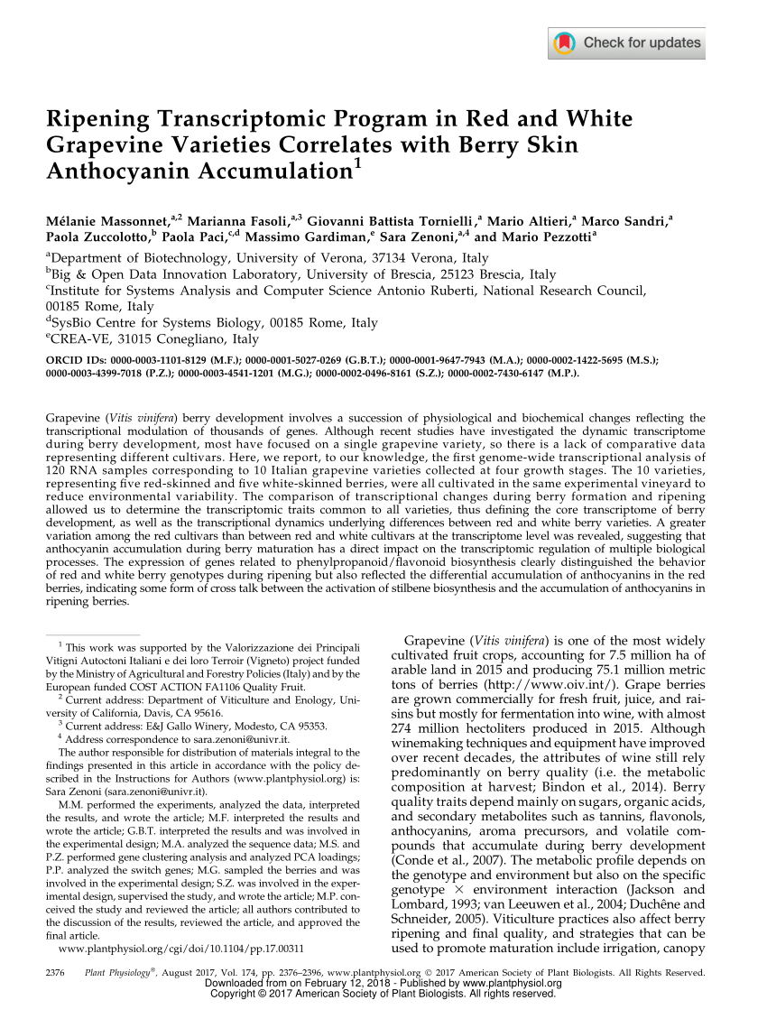 Pdf Ripening Transcriptomic Program In Red And White within measurements 850 X 1139