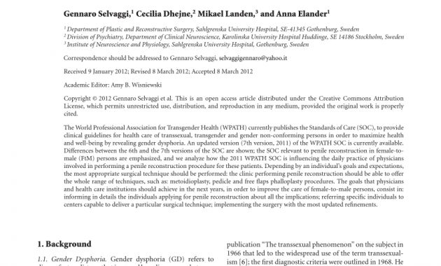 Pdf The 2011 Wpath Standards Of Care And Penile inside measurements 850 X 1122