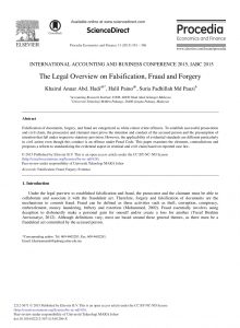 Pdf The Legal Overview On Falsification Fraud And Forgery inside size 850 X 1160