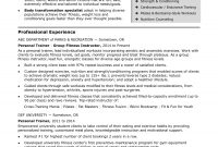 Personal Trainer Resume Sample Monster with proportions 1700 X 2200