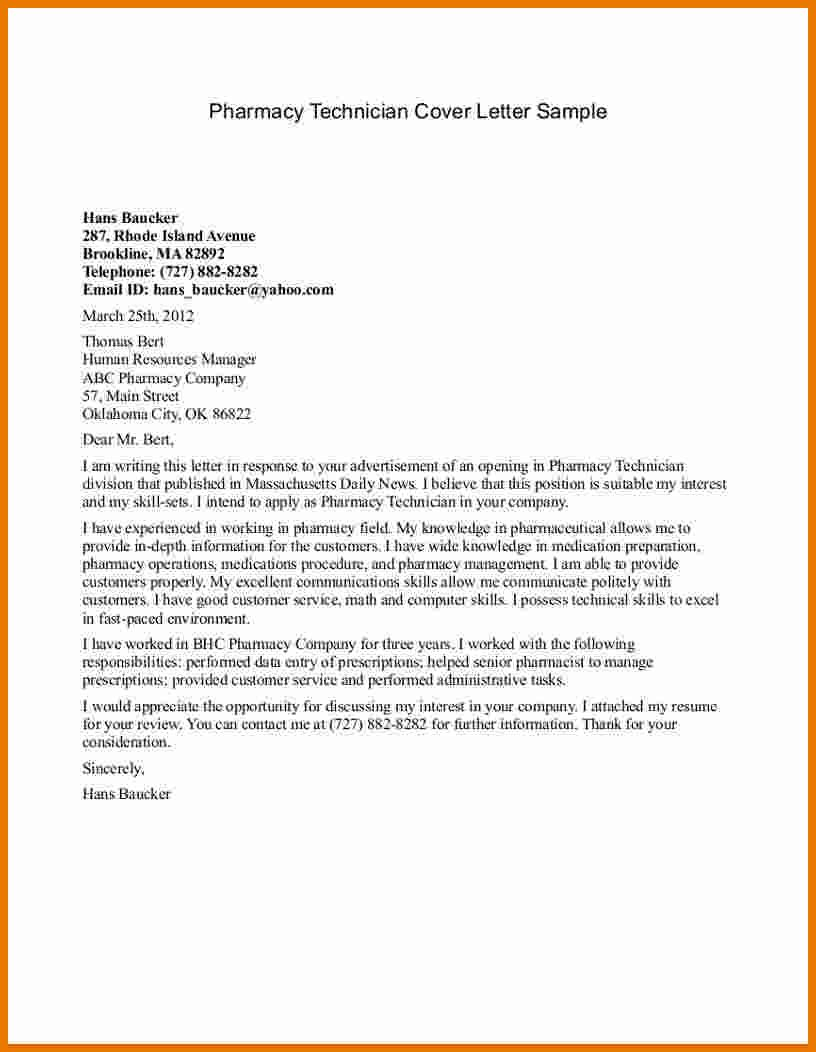 Pharmacy Technician Letter Of Recommendation Example Debandje throughout measurements 816 X 1052