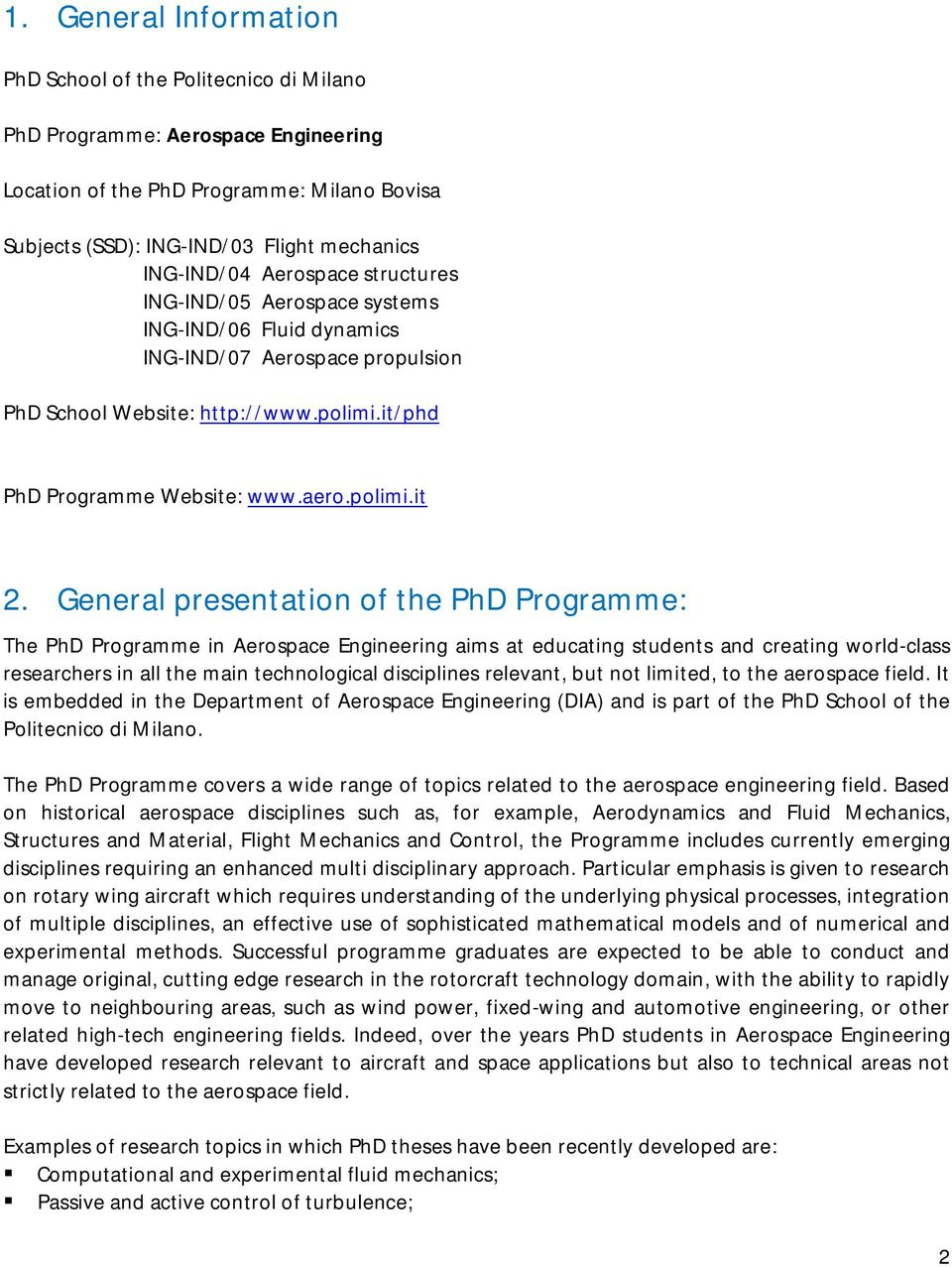 Phd School Of The Politecnico Di Milano Pdf Free Download within size 960 X 1277