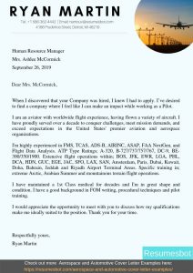 Pilot Cover Letter Example intended for sizing 794 X 1123