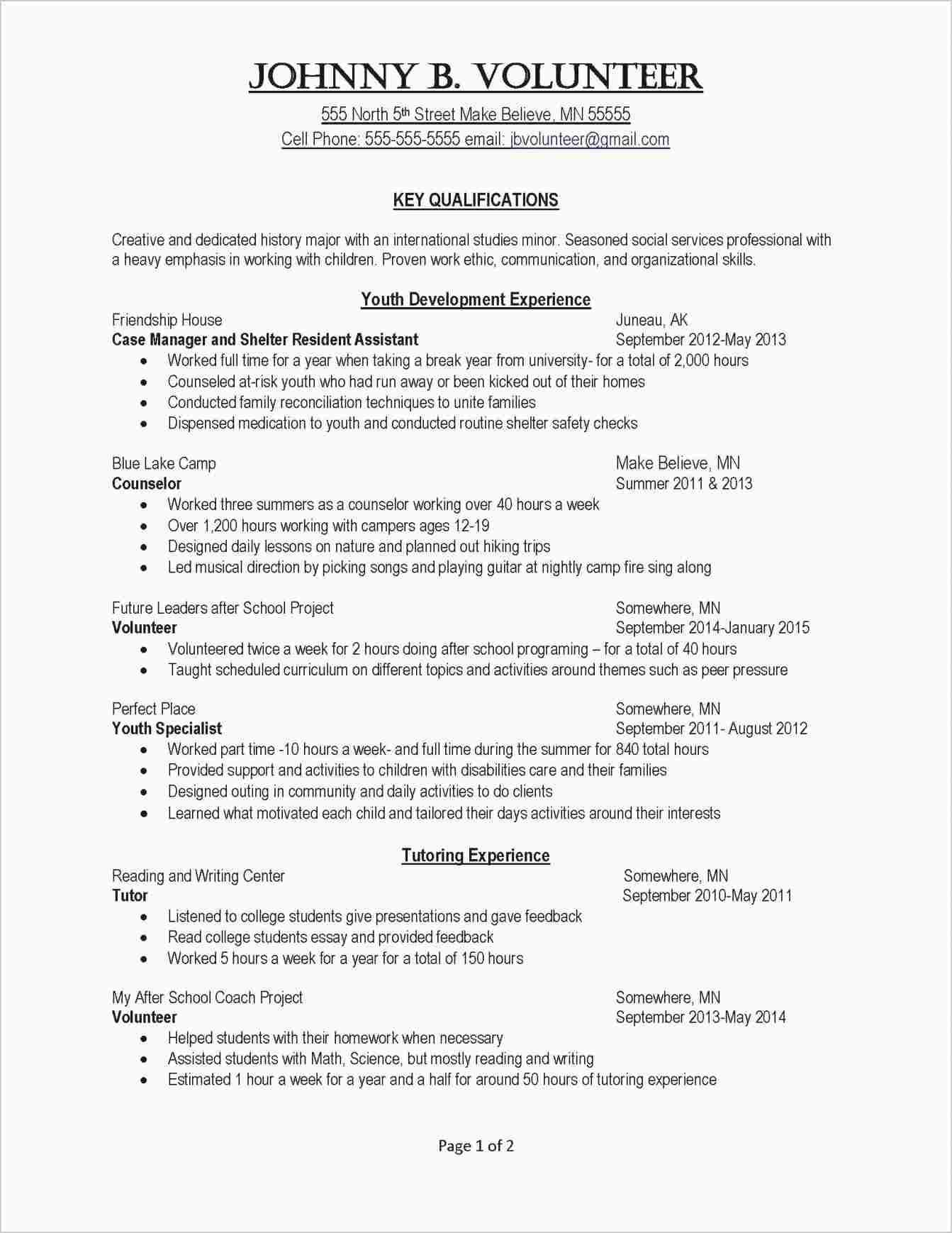 cv cover letter 16 year old