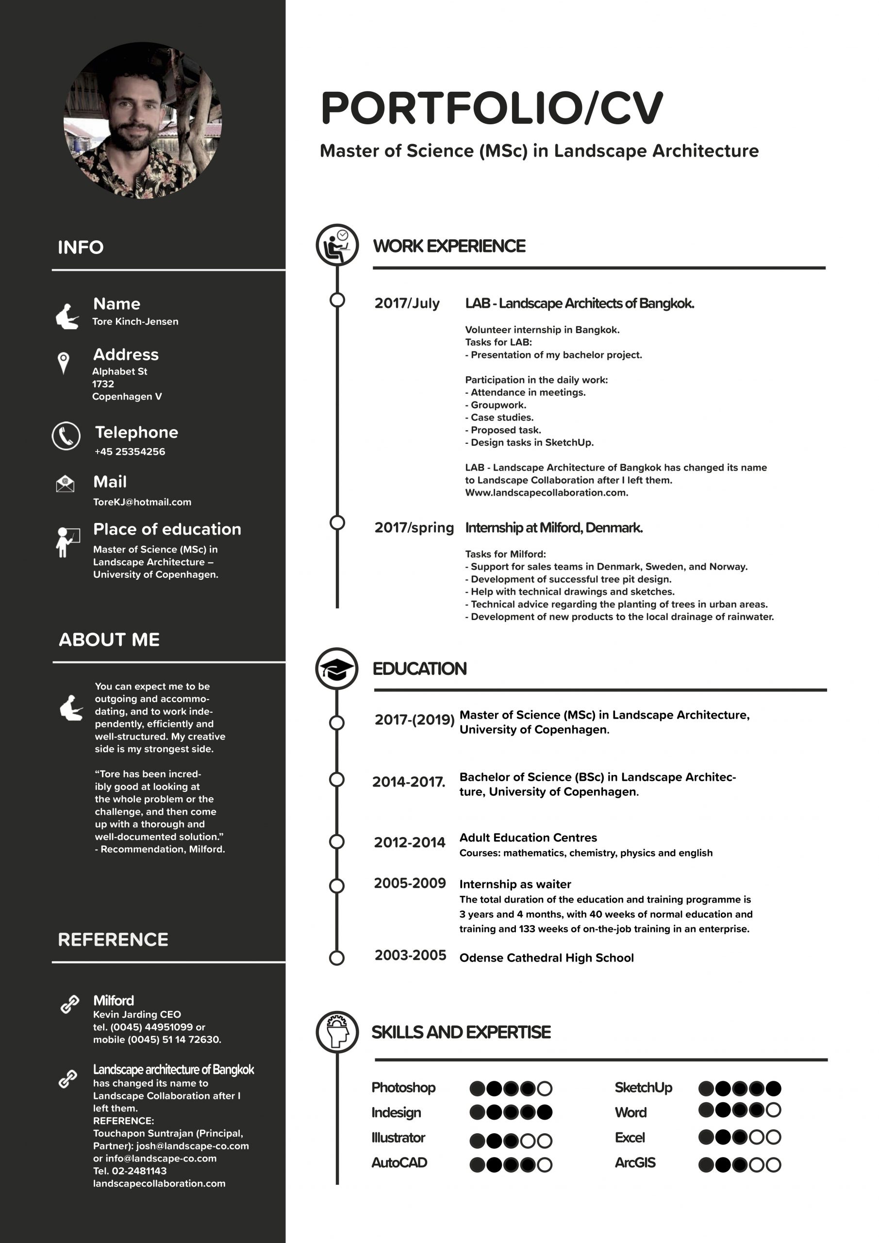 Pingl Sur Resume Template Professional within proportions 4455 X 6299