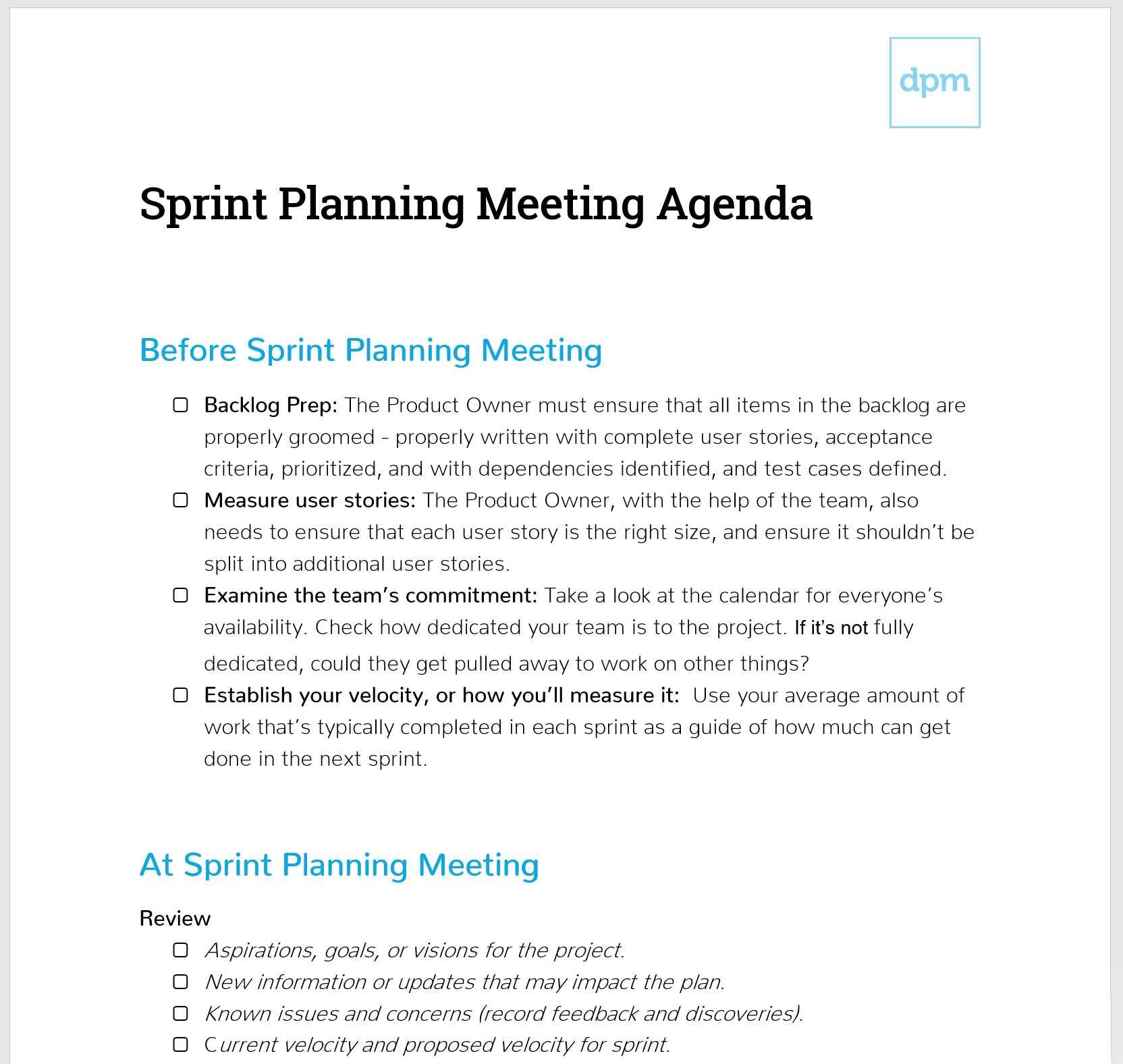 Planning Meeting Agenda Template Debandje throughout sizing 1664 X 1577