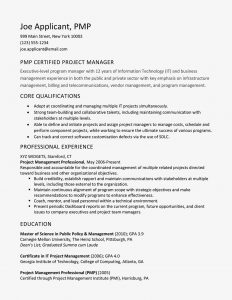 Pmp Certified Resumes Debandje pertaining to proportions 1000 X 1294