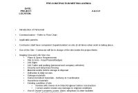 Pre Construction Meeting Agenda Docsity pertaining to sizing 1275 X 1650