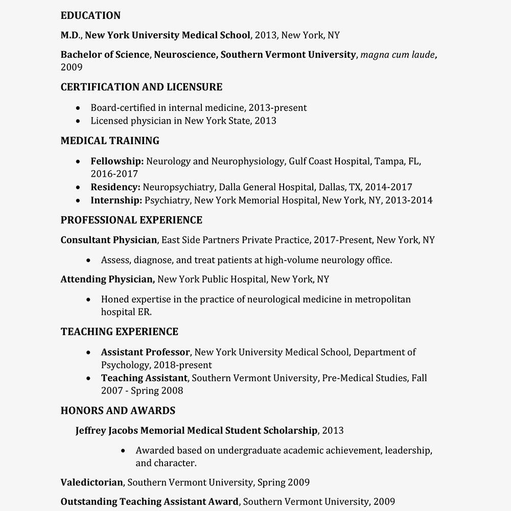 Pre Medical School Resume Fresh Medical Student Cv Format regarding proportions 1000 X 1000