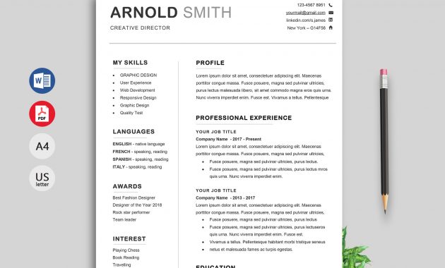 Premium Resume Templates Resumekraft with proportions 1920 X 1440