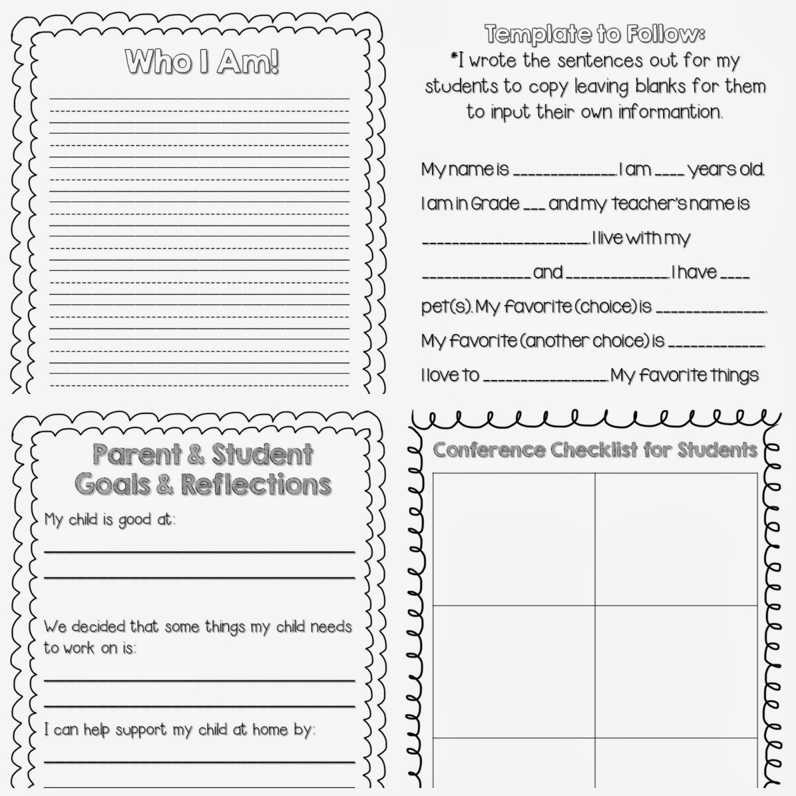 Preparing Student Portfolios Student Led Conferences intended for measurements 1600 X 1600