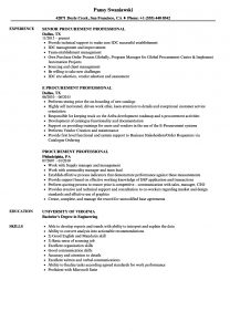 Procurement Professional Resume Samples Velvet Jobs inside dimensions 860 X 1240