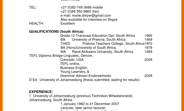 Professional Curriculum Vitae Examples Png Free with proportions 1317 X 1692