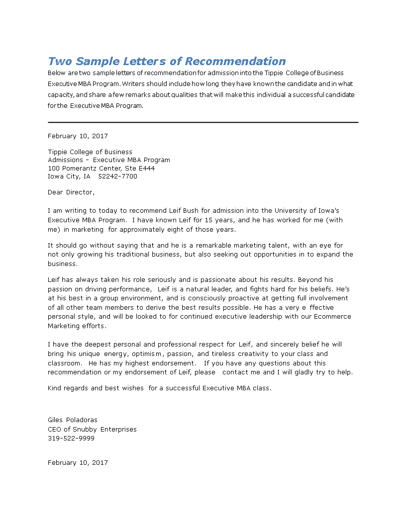 Professional Letter Of Recommendation For Colleague inside proportions 816 X 1056