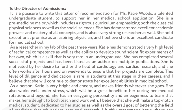 Professional Pre Med Letter Of Recommendation Sample Which for measurements 6300 X 8910
