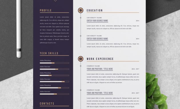 Professional Resume Cv Template Resumeinventor regarding sizing 2500 X 2500